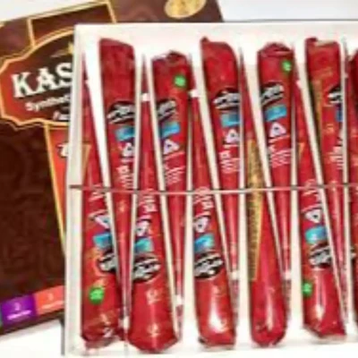 Smart Kashmiri Synthetic Colour Paste Fast Colour Cone Mehedi
